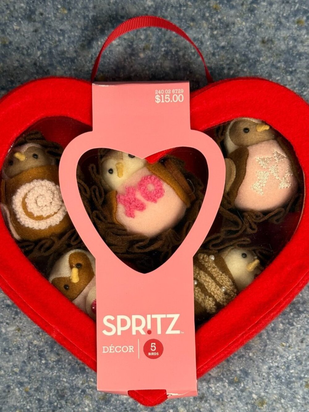 Target Spritz Featherly Friends Chocolate Heart Box 5 Mini Birds 2025 BOX A